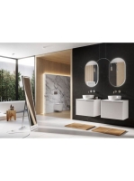 Arezzo design Malibu matt fehér alsószekrény 1+1 fiók, 70 cm AR-168380