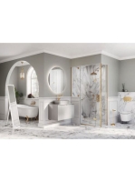 Arezzo design Malibu matt szürke alsószekrény 1+1 fiók, 120 cm AR-168385