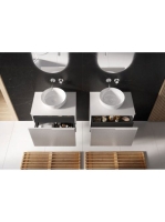 Arezzo design matt fehér márvány mosdópult 49,4x70 cm AR-168389