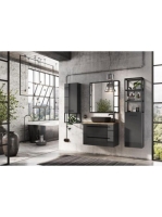 Arezzo design keretes tükör 90x80 cm, fekete AR-168410