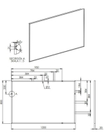 Arezzo design fordítható tükör keretben 120x80 cm, króm AR-168425