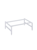 Arezzo design Monterey 60 cm fém tartó keret lábakkal, matt fehér AR-168435