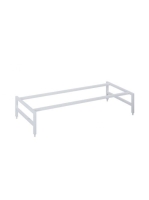 Arezzo design Monterey fehér fém tartó keret lábakkal, 100 cm AR-168437