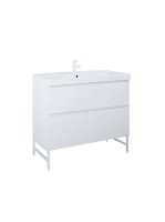 Arezzo design Monterey fehér fém tartó keret lábakkal, 100 cm AR-168437