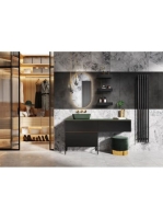 Arezzo design Monterey fekete fém tartó keret lábakkal, 100 cm AR-168441