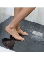 Arezzo design SOLIDSoft zuhanytálca 80x80 cm, lefolyóval, antracit AR-8080A