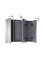 Arezzo design Basic tükrös szekrény 80 cm, 3 ajtóval AR-904654