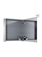 Arezzo design Medium tükrös szekrény 60 cm, Technobox-al, 1 ajtóval AR-904657