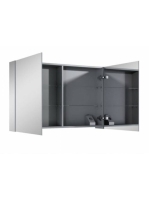 Arezzo design Medium tükrös szekrény 120 cm, Technobox-al, 2 ajtóval AR-904660