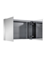 Arezzo design Premium tükrös szekrény 100 cm, Technobox+LED világítás, 2 ajtóval AR-904665