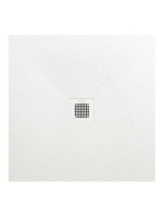 Arezzo design SOLIDSoft zuhanytálca 90x90 cm, lefolyóval, fehér AR-9090W