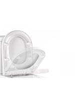 Arezzo design Indiana soft close WC tető, fekete AR-ISCB