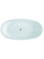 Arezzo design Silk szabadonálló kád 170x85 cm, matt felülettel SILK170