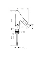 Axor Starck Organic hidegvizes mosdócsaptelep 12110000