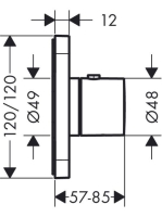 Axor Citterio E termosztát színkészlet 36702000