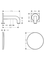 Axor Citterio elektronikus mosdócsaptelep 160 mm-es kifolyóval 39117000
