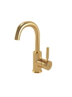 Bugnatese Kobuk mosdócsaptelep leeresztő nélkül, szálcsiszolt arany 2213SOS