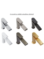 Bugnatese Moon mosdócsaptelep leeresztő nélkül, matt fehér 7134SBI