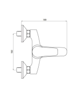 Deante Boro króm kádcsaptelep BMO 010M