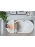 Deante Arnika kád csaptelep, króm BQA 010M