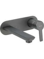 Deante Arnika egykaros falsík alatti mosdó csaptelep, titanium BQA D54L