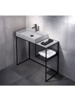 Deante Correo fürdőszobai állványhoz polc, matt fekete CBL N20B