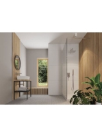 Deante Temisto fekete fürdőszobai mosdóállvány 56,5x50 cm törölközőtartóval CST X50A