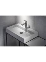 Deante Click-Clack kerek leeresztő szelep túlfolyó és túlfolyó nélküli mosdókhoz, titanium NHC D10U