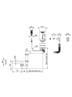 Deante Zorba 1 medencés szögletes gránit mosogató rövid csepegtetővel 58x44 cm, alabástrom ZQZ A11A