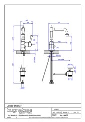 Bugnatese Denver 6413 - mosdócsaptelep leeresztővel