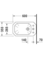 Duravit 1930 álló bidé 0267100000