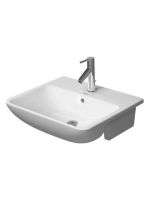 Duravit ME by Starck félig beépíthető mosdó 55x45,5 cm, WonderGliss bevonattal 03785500001