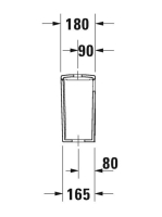Duravit ME by Starck alsó bekötésű tartály 0938100005