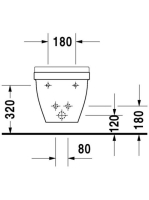 Duravit Starck 3 fali bidé 2230150000