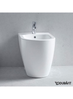 Duravit ME by Starck álló kerámia bidé 60x37 cm, csaplyukkal és túlfolyóval 2289100000