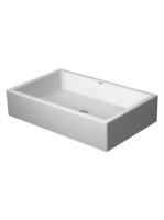 Duravit Vero Air csiszolt kerámia mosdó 60x38 cm, túlfolyó és csaplyuk nélkül, alpin fehér 2351600000