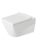 Duravit Viu Rimless fali WC csésze 37x57 cm fehér alpin, WonderGliss bevonattal 25110900001