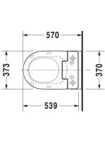Duravit ME by Starck mélyöblítésű fali WC 2528590000
