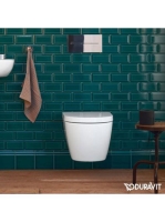 Duravit ME by Starck Kompakt, öblítőperem nélküli, fali WC szett, Soft-Close ülőkével 45300900A1