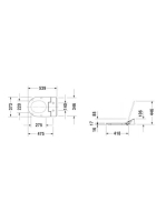 Duravit SensoWash slim WC ülőke 611000002304300