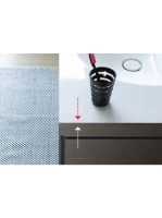 Duravit L-Cube c-bonded alsószekrény Vero Air kerámia mosdóval 120x48 cm, lakkozott fehér LC6939N8585