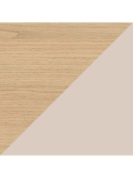 Duravit Zencha középmagas szekrény 81,9x40 cm, balos, natúr tölgy/matt taupe ZE1350L30830000