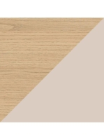 Duravit Zencha alsószekrény 65x55 cm 1 fiókkal, dió fiókrendezővel, natúr tölgy/matt taupe ZE4810030830E00