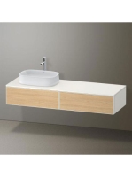 Duravit Zencha balos alsószekrény 160, tölgy fiókrendezők, natúr tölgy/matt fehér ZE4814L30840L00