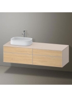 Duravit Zencha balos alsószekrény 160, tölgy fiókrendezők, natúr tölgy/matt taupe ZE4824L30830L00