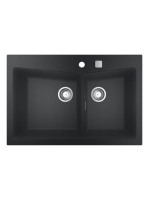 Grohe K700 Kompozit mosogatótálca 838x560 mm, gránit fekete 31657AP0
