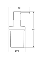 Grohe Essentials szappanadagoló, szálcsiszolt nikkel 40394EN1