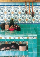 Francesco De Maio Fiori di Vietri Konyhai burkolólap