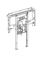 Geberit Duofix szerelőelem 125x125 cm, Geberit ONE mosdóhoz és csaptelephez 111.074.00.1