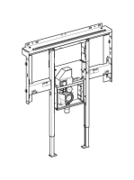 Geberit Duofix szerelőelem 125x125 cm, Geberit ONE mosdóhoz és fali csaptelephez 111.084.00.1